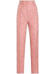 Dolce & Gabbana парчовые брюки, розовый - фото