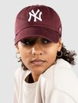 Бейсболка 47Brand MLB NY Yankees '47 Clean Up Cap, dark maroon - фото 5