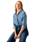 Рубашка Levi's Elaine Utility, синий - фото 4