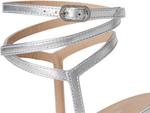 Туфли Stuart Weitzman Nudist Wrap 100, Silver - фото 6