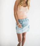 Мини-юбка Cargo цвета Light Stone Wash falcon park - фото 4