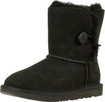 UGG Unisex-Child K Bailey Button II модные ботинки, Black - фото