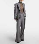 Шерстяной блейзер с добавками Dries Van Noten, Grey - фото 2