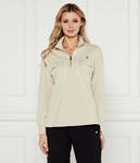 Толстовка Aeronautica Militare на полумолнии, бежевый - фото