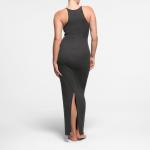 Длинное платье-комбинация SKIMS, цвет soot - фото 3