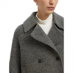 Куртка Selected Alma Boucle, серый - фото 6