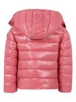 Save The Duck Kids стеганая куртка с капюшоном, розовый - фото 2