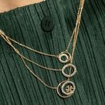 Украшенное тройное колье TORY BURCH - фото 5