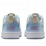 Кроссовки (GS) Nike Court Borough Low Recraft 'Soft Pearl Hydrangeas White Celestine Blue' - фото 3