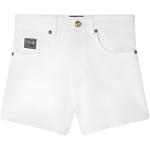 Джинсовые шорты VERSACE JEANS COUTURE, белый - фото