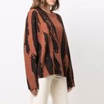 Свитер женский Kenzo, коричневый / черный - фото 3