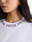 Футболка с вышитым логотипом PATOU, белый - фото 5