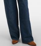 Прямые джинсы Офра Marant Etoile, черный - фото 5