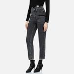 Джинсы женские черные Evisu - фото 3