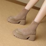 Ботильоны женские Josiny, хаки - фото 9