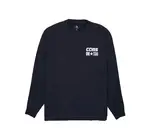 Футболка cons one star crew sweatshirt 'black' Converse, черный - фото