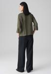 Блуза OPUS RELAXED FIT RIB, Olive Leaf/Olive - фото 3