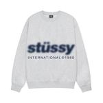 Свитер Stussy Blur Crew, Ash Heather - фото