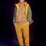 Пуховик унисекс зеленый Mlb - фото 4