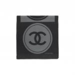 CHANEL Вязаный шарф унисекс черный - фото 4