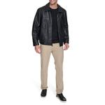 Бомбер из искусственной кожи Big & Tall Dockers James Dean, черный - фото 5