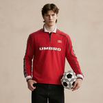 Футболка унисекс Umbro, вишнево-красная - фото 6
