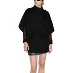 Пальто женское черное Gucci - фото 5