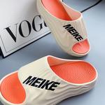 Шлепанцы унисекс Meike, черный/оранжевый - фото 13