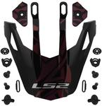 Козырек шлема LS2 mx702 rangi, Black - фото