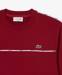 Мужской лонгслив с логотипом на манжете Lacoste - фото 6