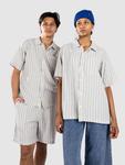 Рубашка Woodbird WBBanks Stripe Linen Hemd, light blue - фото 3