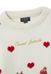 Джемпер OVS Jumper, White Red/White - фото 3