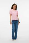 Блуза Vero Moda VMFLOWER, Candy Pink/Pink - фото 2