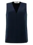 Топ без рукавов с V-образным вырезом F.It, синий - фото