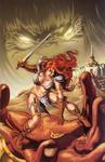 Red Sonja Vs. Thulsa Doom #3 "Conrad Virgin Variant" (DYNAMITE ENTERTAINMENT) - фото