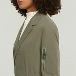 Блейзер G-Star с поясом, зеленый - фото 5