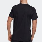 Футбольная майка мужская черная Adidas, черный - фото 3