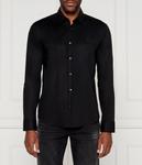 Рубашка с воротником Slim fit Hugo, черный - фото