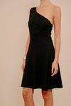 Платье WAL G. ANGIE ONE SHOULDER SKATER, Black - фото 6