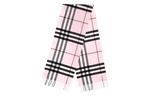Burberry Классический клетчатый шарф с бахромой, Pink - фото 3