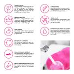 Салфетка для ластика MakeUp розовая 1 шт. Der original MakeUp Radierer - фото 6