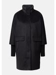 Пальто в цвете 9999_черный comma - фото