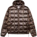 Пуховик с капюшоном средней плотности Stussy, черный - фото 2