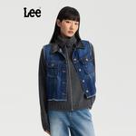 Lee Топ-майка женская темно-синяя - фото 4