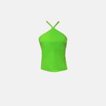 Топ Melonie Bow Halter в цвете Apple Amanda Uprichard - фото 3