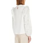 WEEKEND MaxMara Рубашка Embroidered Ruffled Top - фото 5