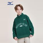Детский свитшот Mizuno, зеленый - фото 3