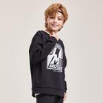 Детский свитшот Mizuno, черный - фото 9