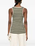 Топ в полоску Nº21, зеленый - фото 4