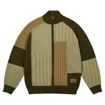 Толстовка Palace Patchwork Zip Knit, The Deep Green - фото
